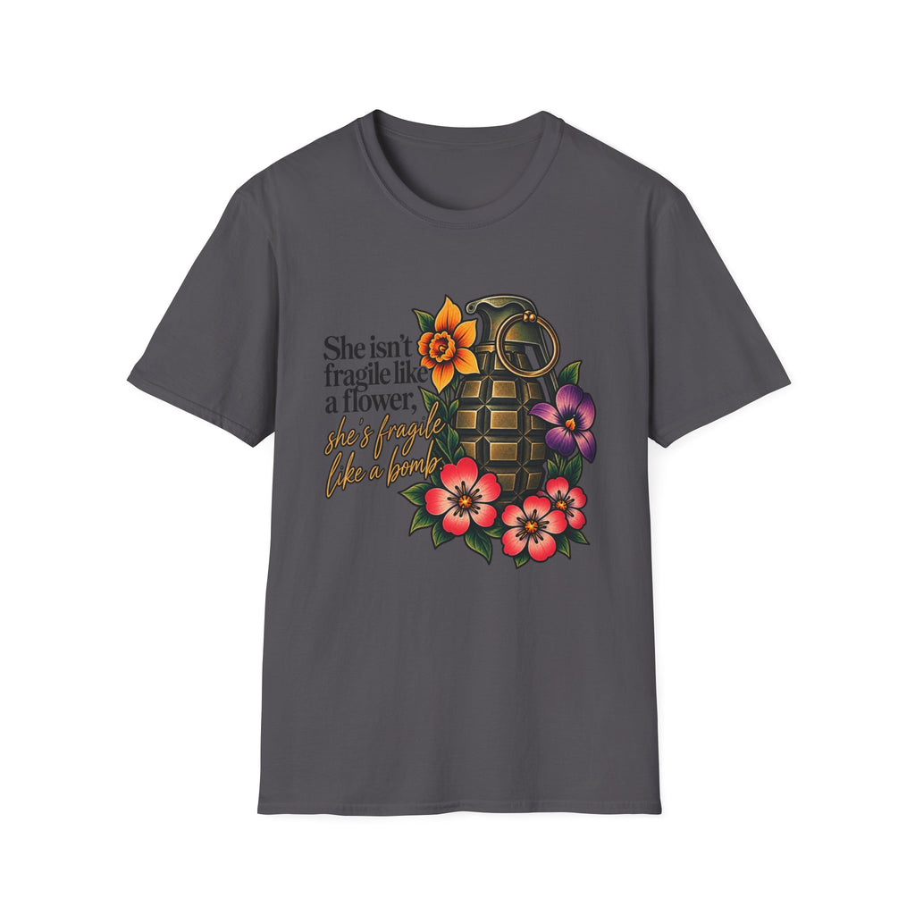 Fragile Like a Bomb - Floral Grenade - Classic Tee