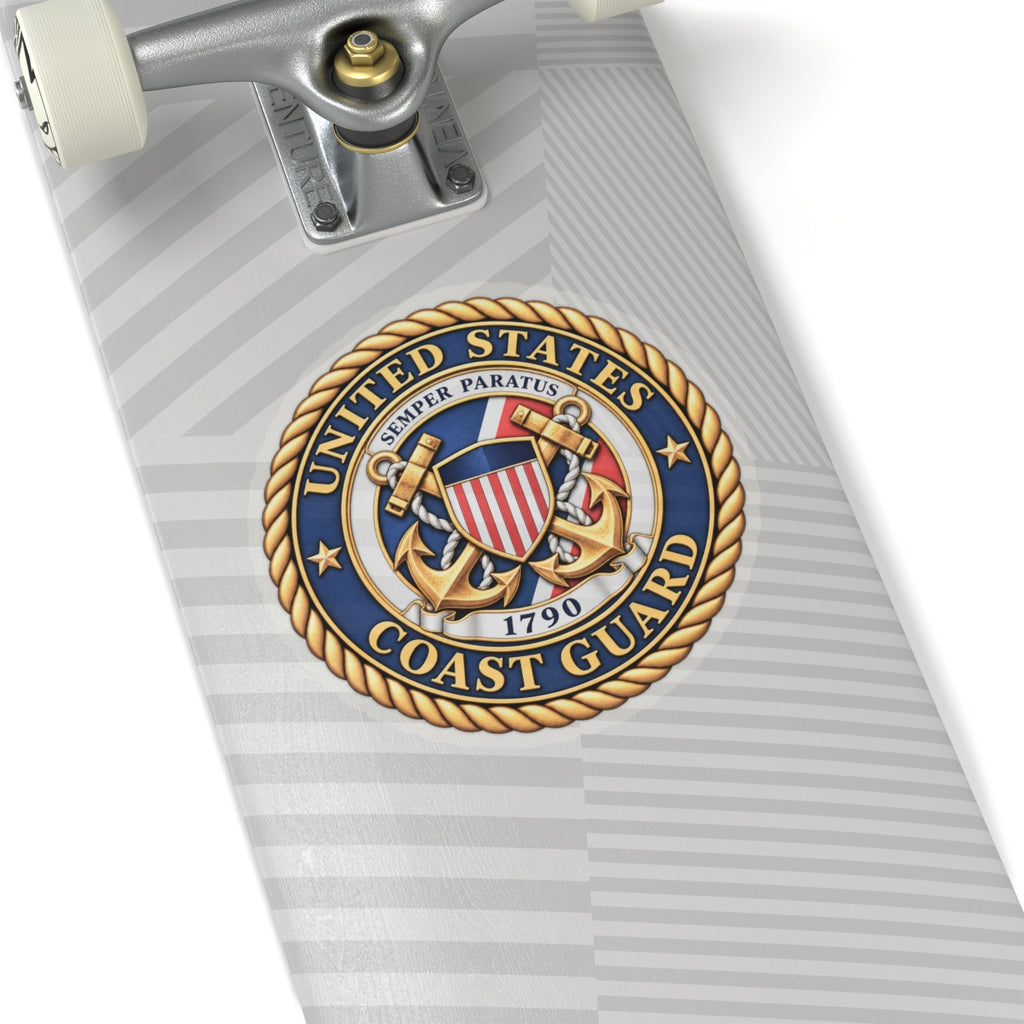 U.S. Coast Guard Emblem - Kiss-Cut Sticker