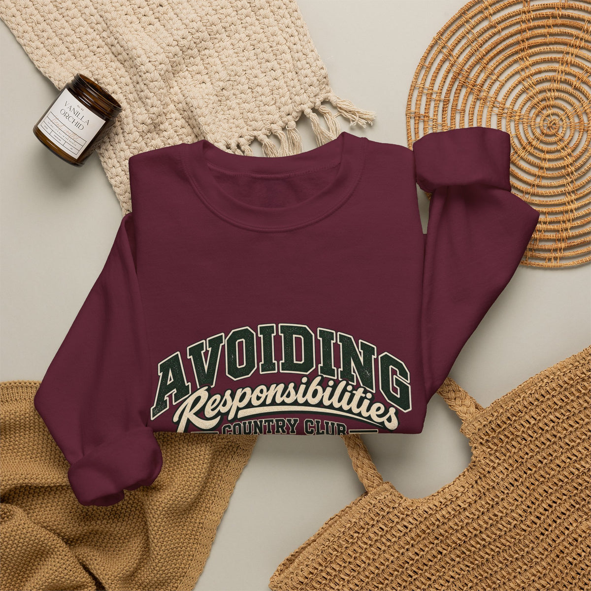 Avoiding Responsibility Country Club - Crewneck Sweatshirt