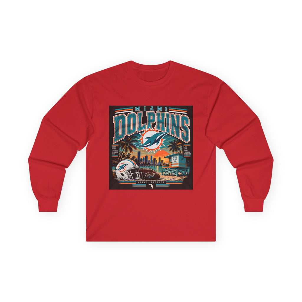 Miami Dolphins Paradise - Unisex Ultra Cotton Long Sleeve Tee