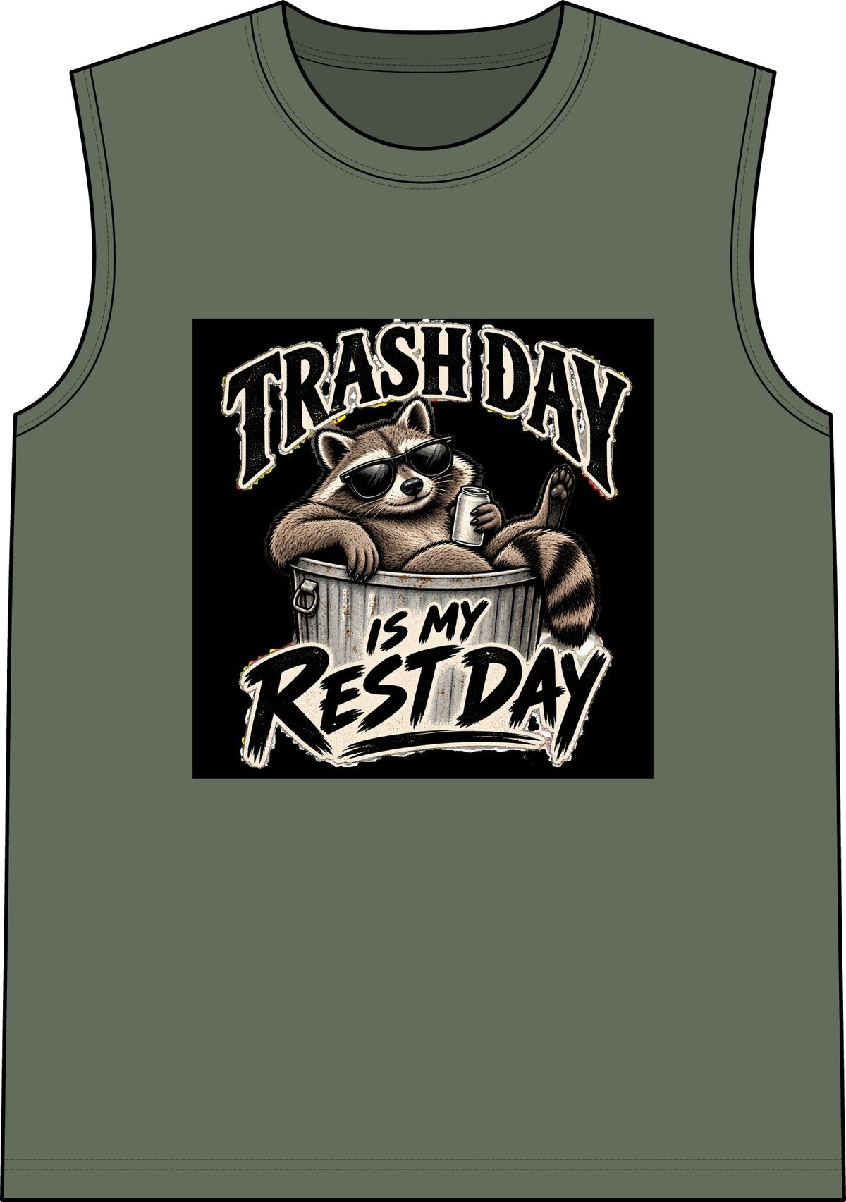 Trash Day Rest Day - Classic Tank