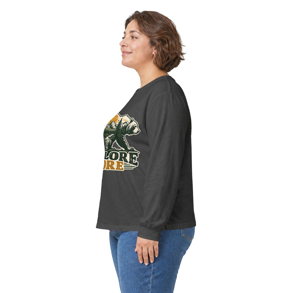 Explore More Bear - Unisex Ultra Cotton Long Sleeve Tee