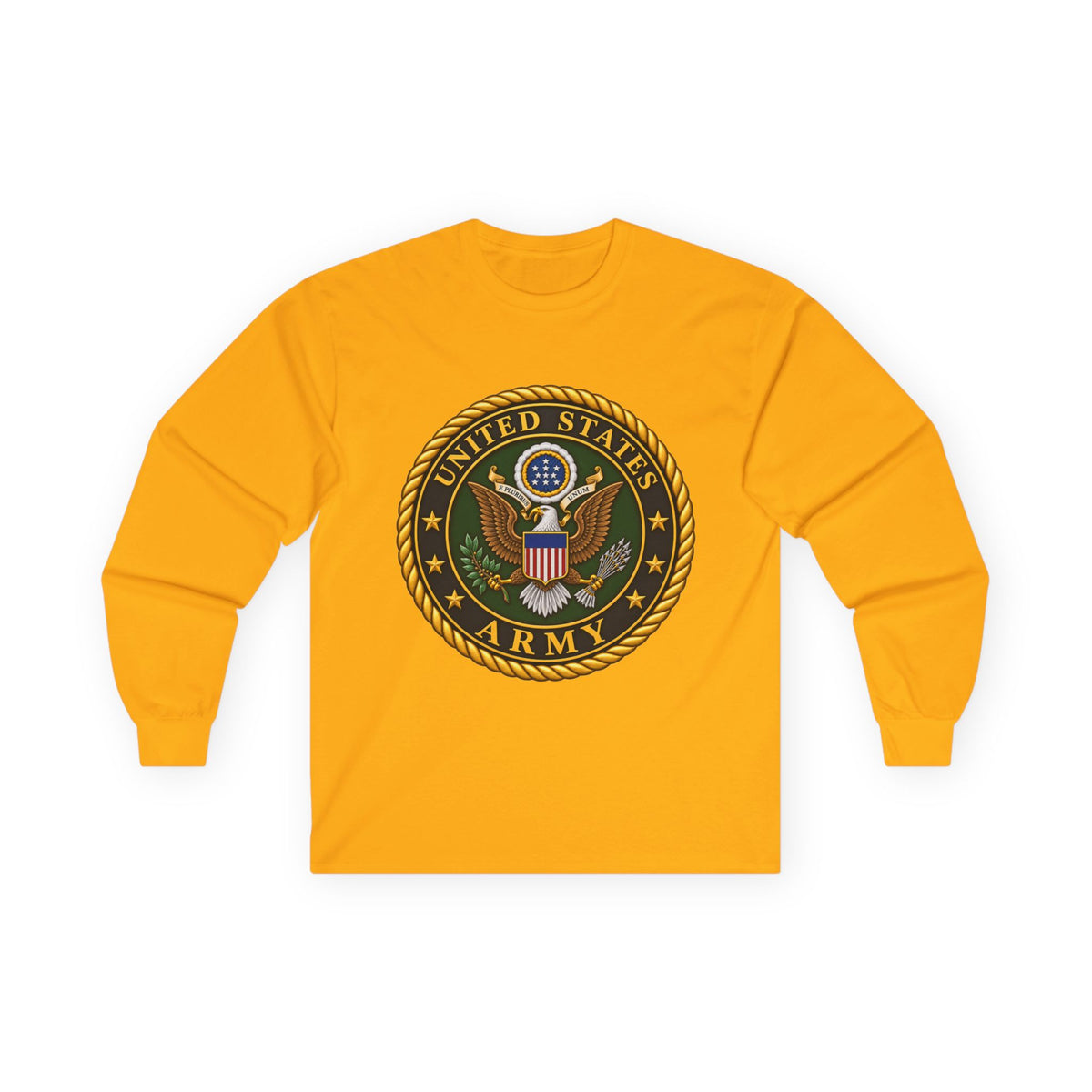 U.S. Army Emblem - Unisex Ultra Cotton Long Sleeve Tee