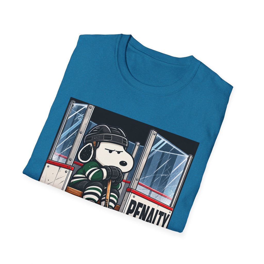 Snoopy Hockey Penalty Box Green - Classic Tee