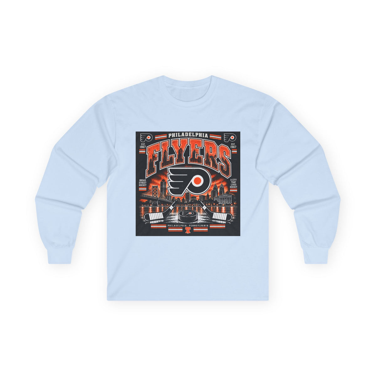 Philadelphia Flyers Urban Hockey - Unisex Ultra Cotton Long Sleeve Tee