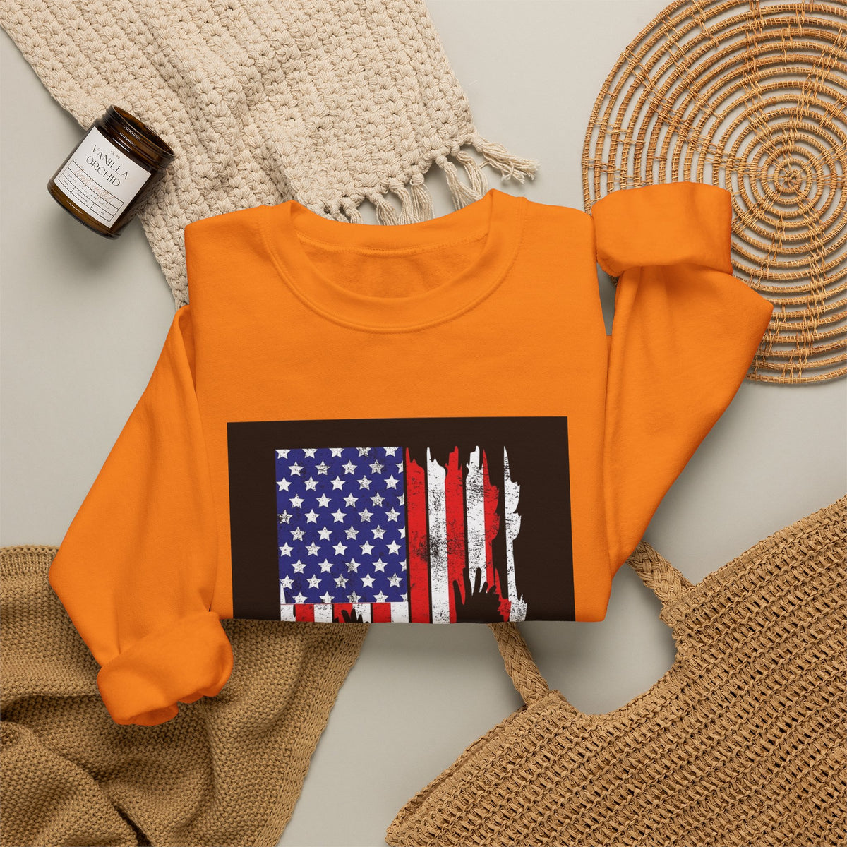 Old Glory Eagle - Crewneck Sweatshirt