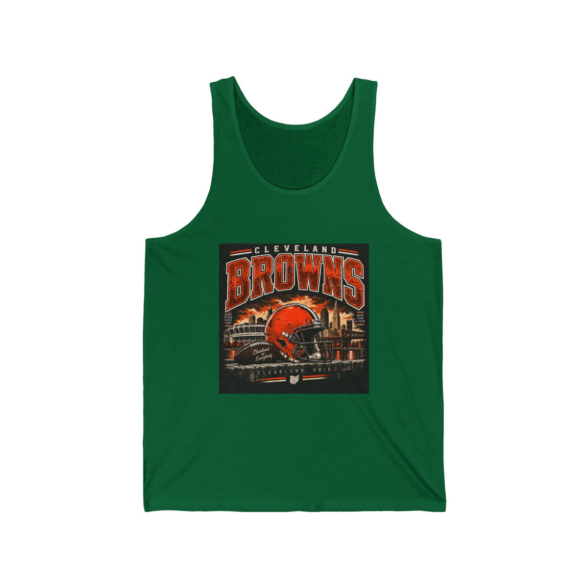 Cleveland Browns Skyline - Athletic Tank