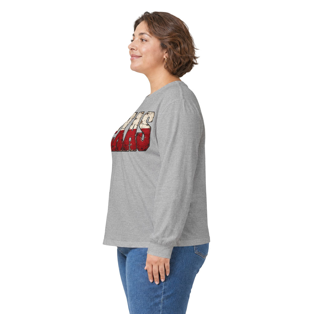 Texas Flag Block Letters - Unisex Ultra Cotton Long Sleeve Tee
