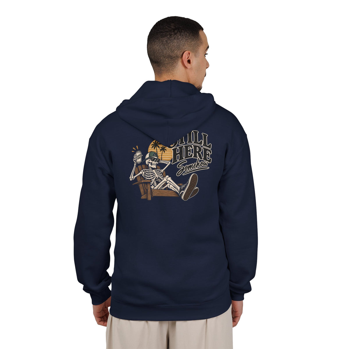 Still Here Somehow - Full-Zip Hooded Sweatshirt
