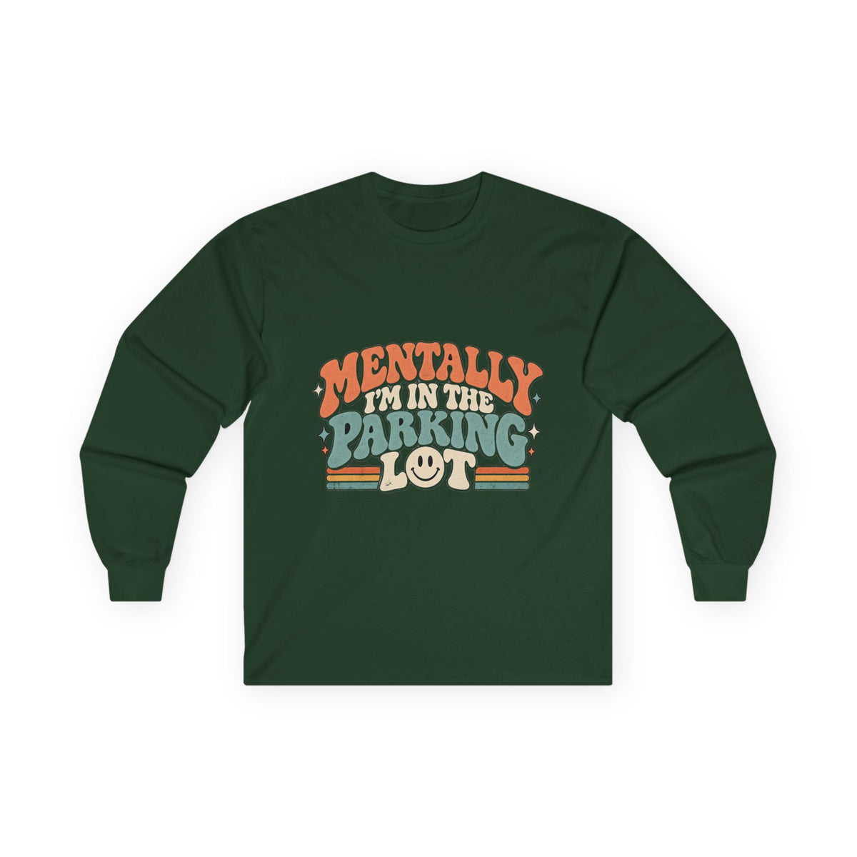 Secretly Plotting Dark Parking - Unisex Ultra Cotton Long Sleeve Tee