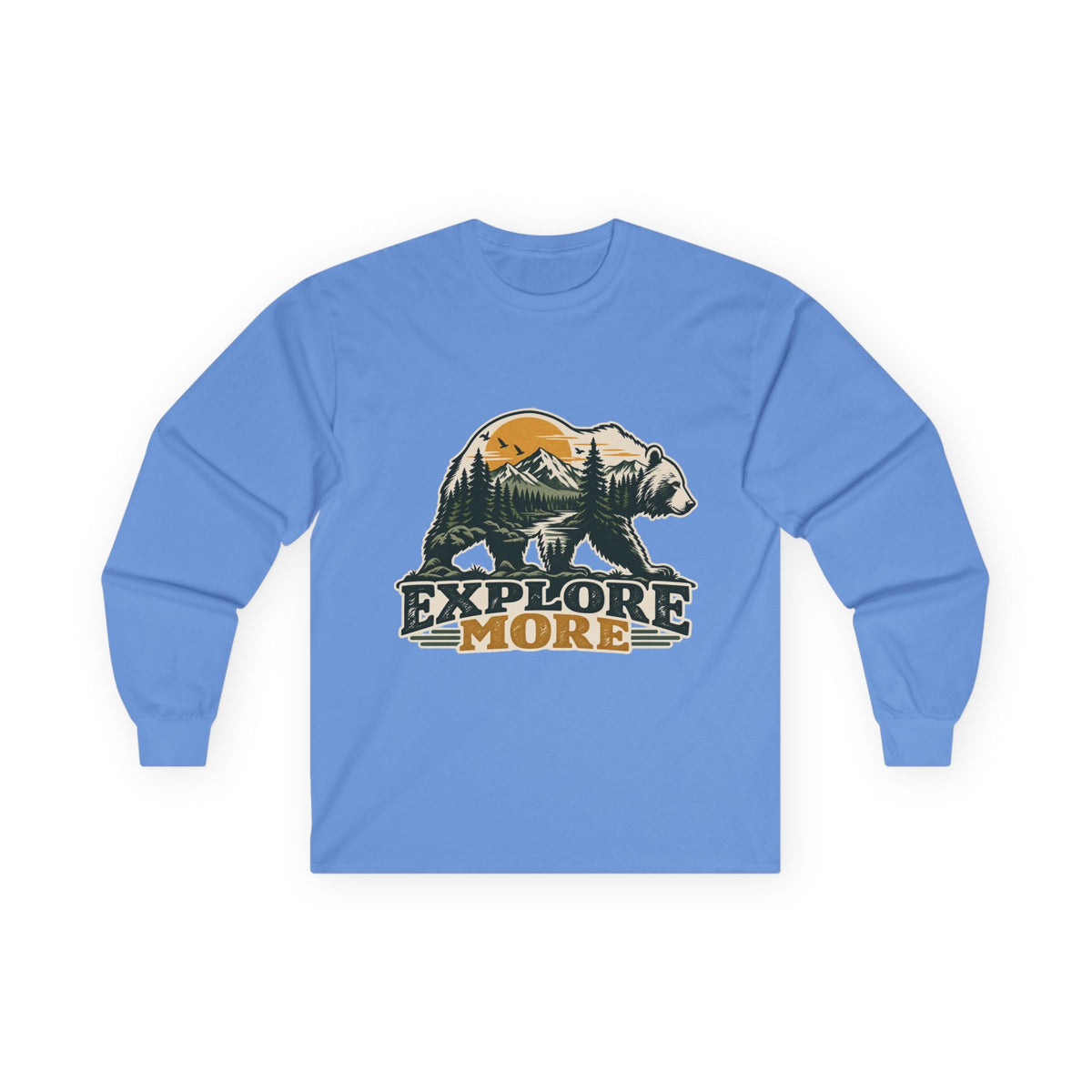 Explore More Bear - Unisex Ultra Cotton Long Sleeve Tee