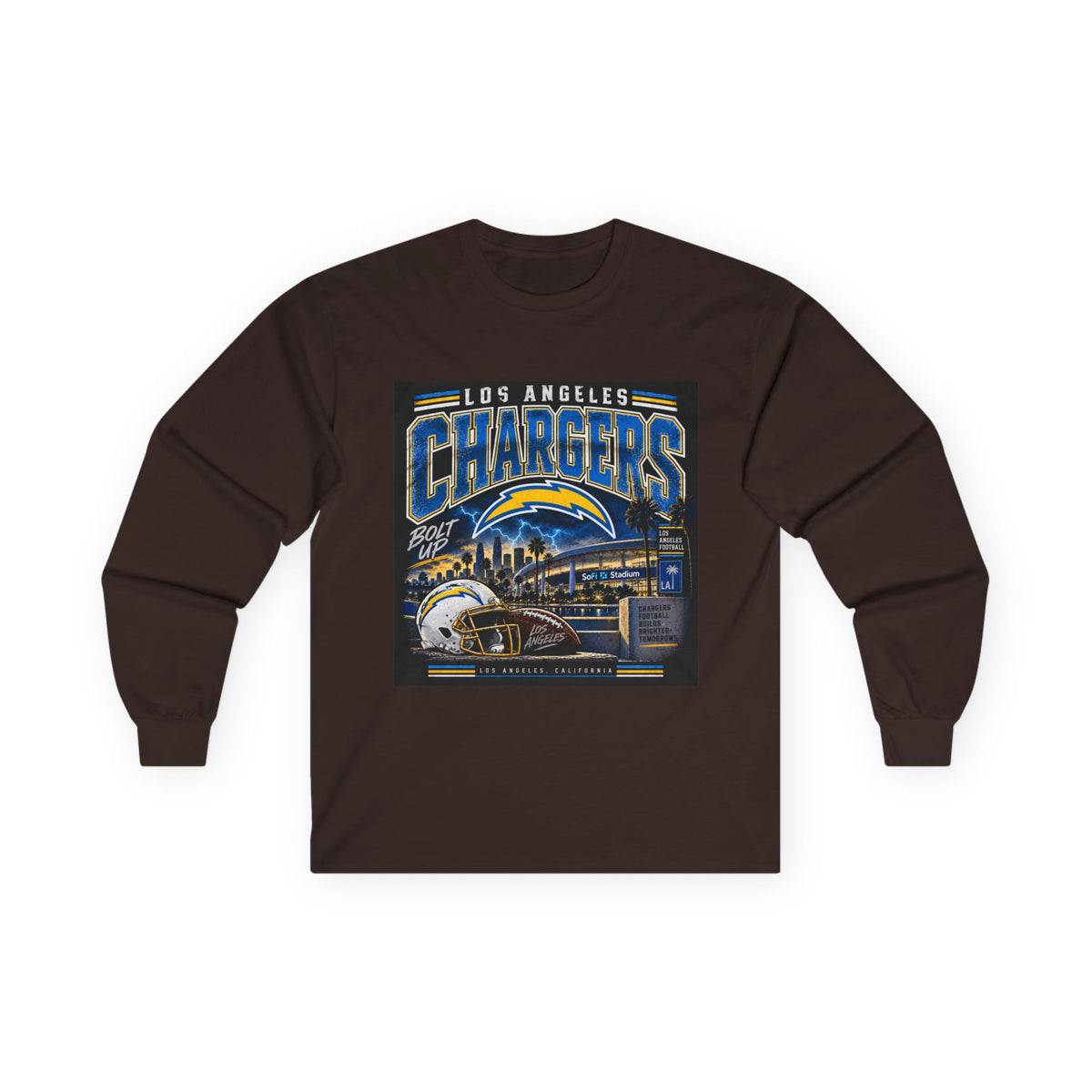 Los Angeles Chargers Bolt Up - Unisex Ultra Cotton Long Sleeve Tee
