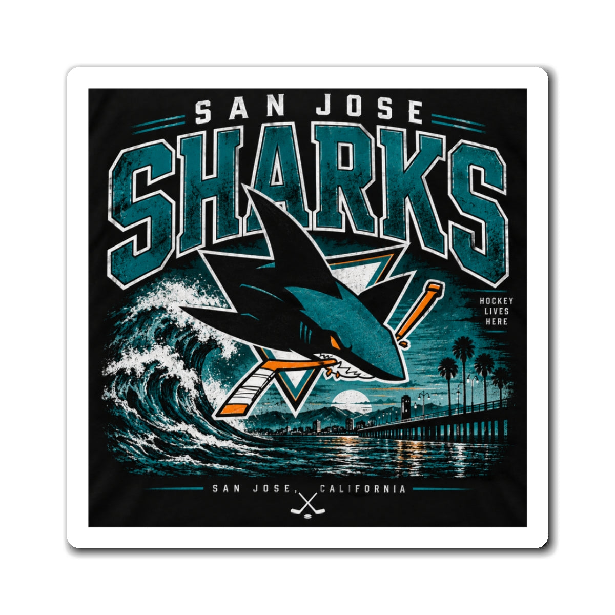 San Jose Sharks - Magnet