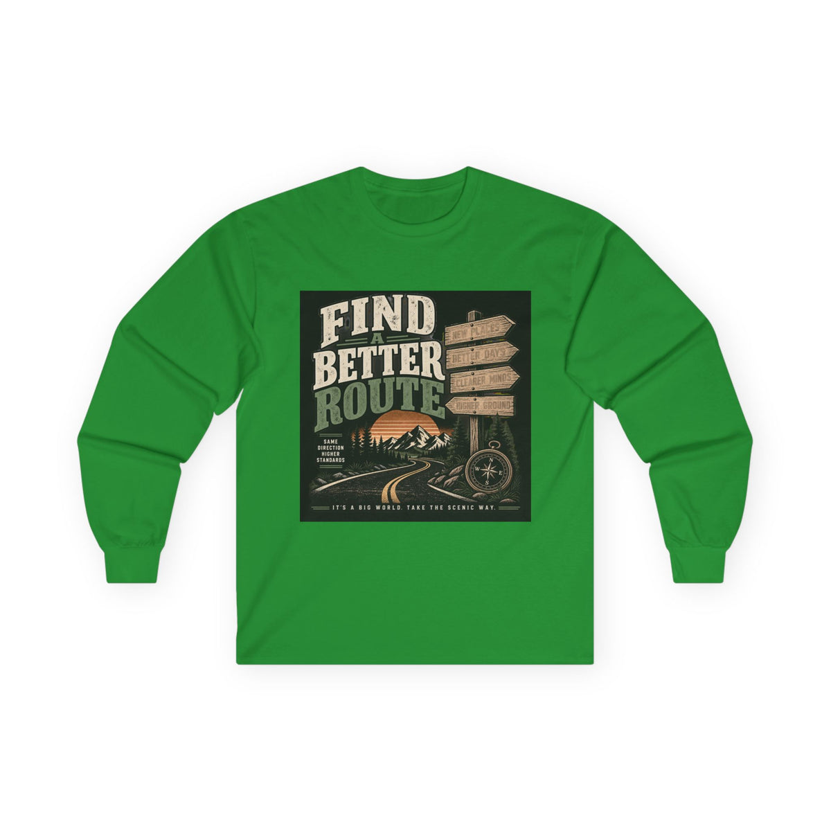 Find A Better Route - Unisex Ultra Cotton Long Sleeve Tee