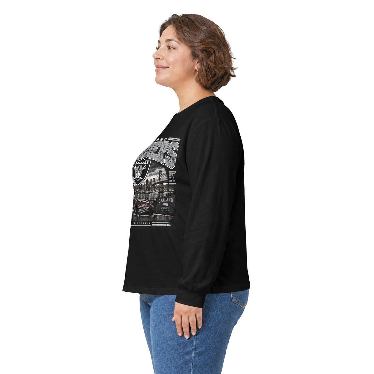 Oakland Raiders Black Heritage - Unisex Ultra Cotton Long Sleeve Tee