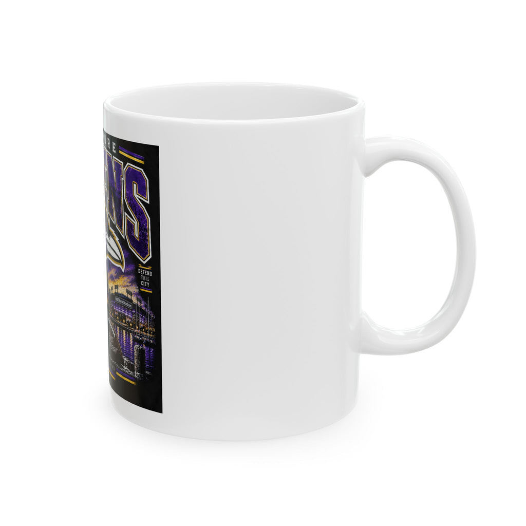 Baltimore Ravens Skyline Tee - Ceramic Mug 11oz and 15oz