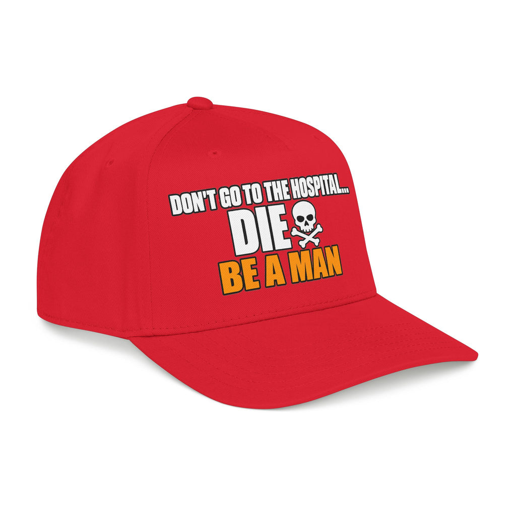 Dont Go to the Hospital - White Outlined - OTTO Baseball Hat