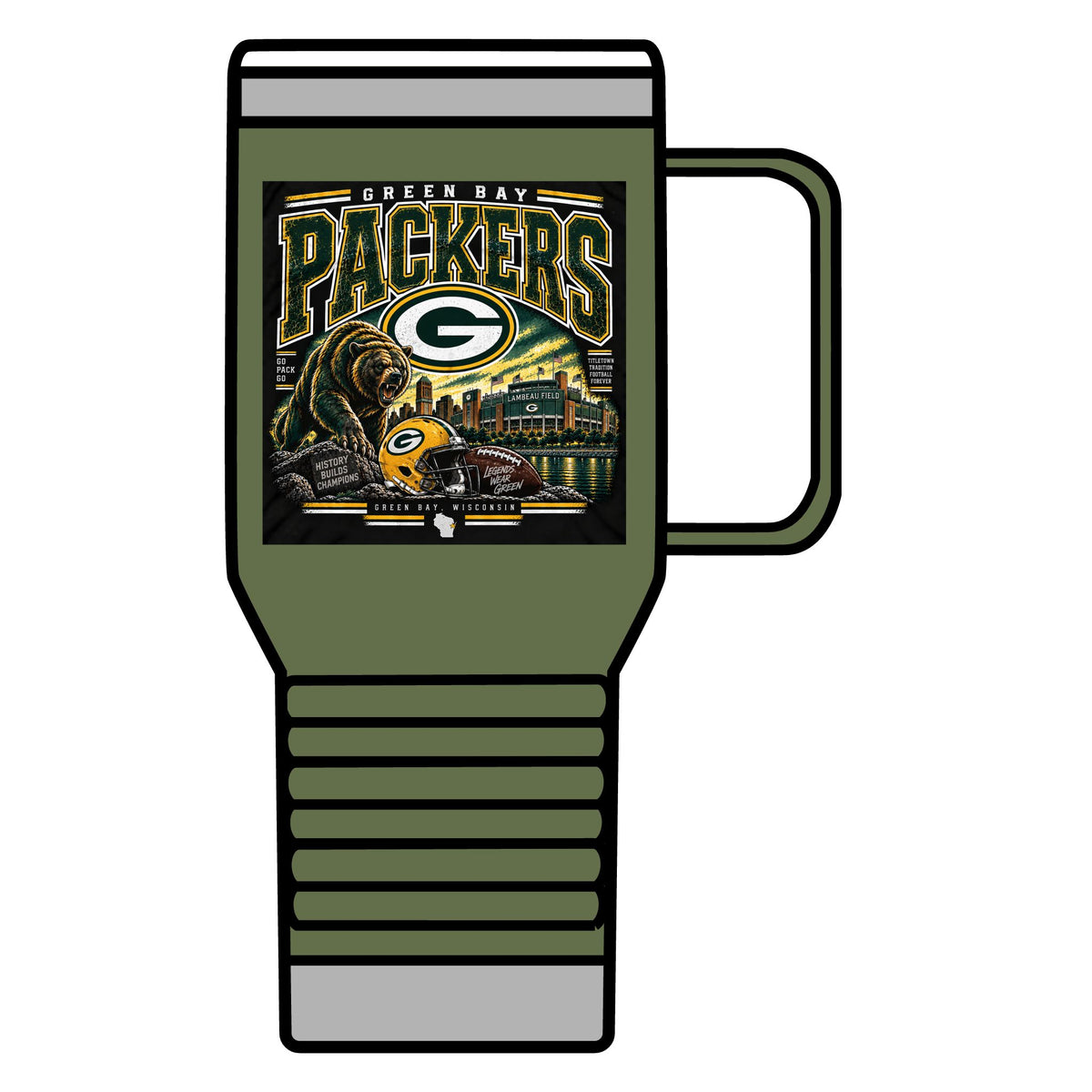 Green Bay Packers Pride - 20oz Insulated Mug