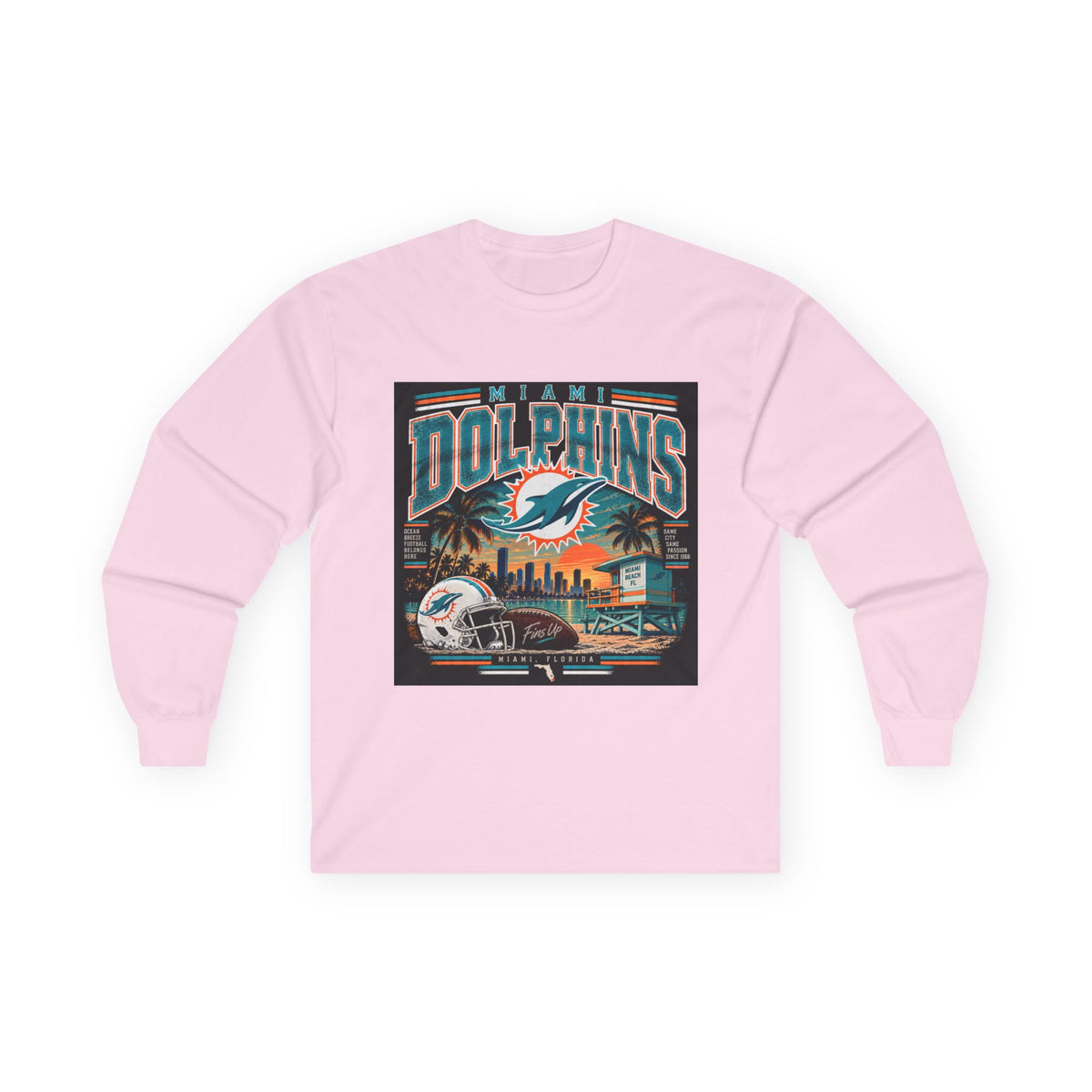Miami Dolphins Paradise - Unisex Ultra Cotton Long Sleeve Tee