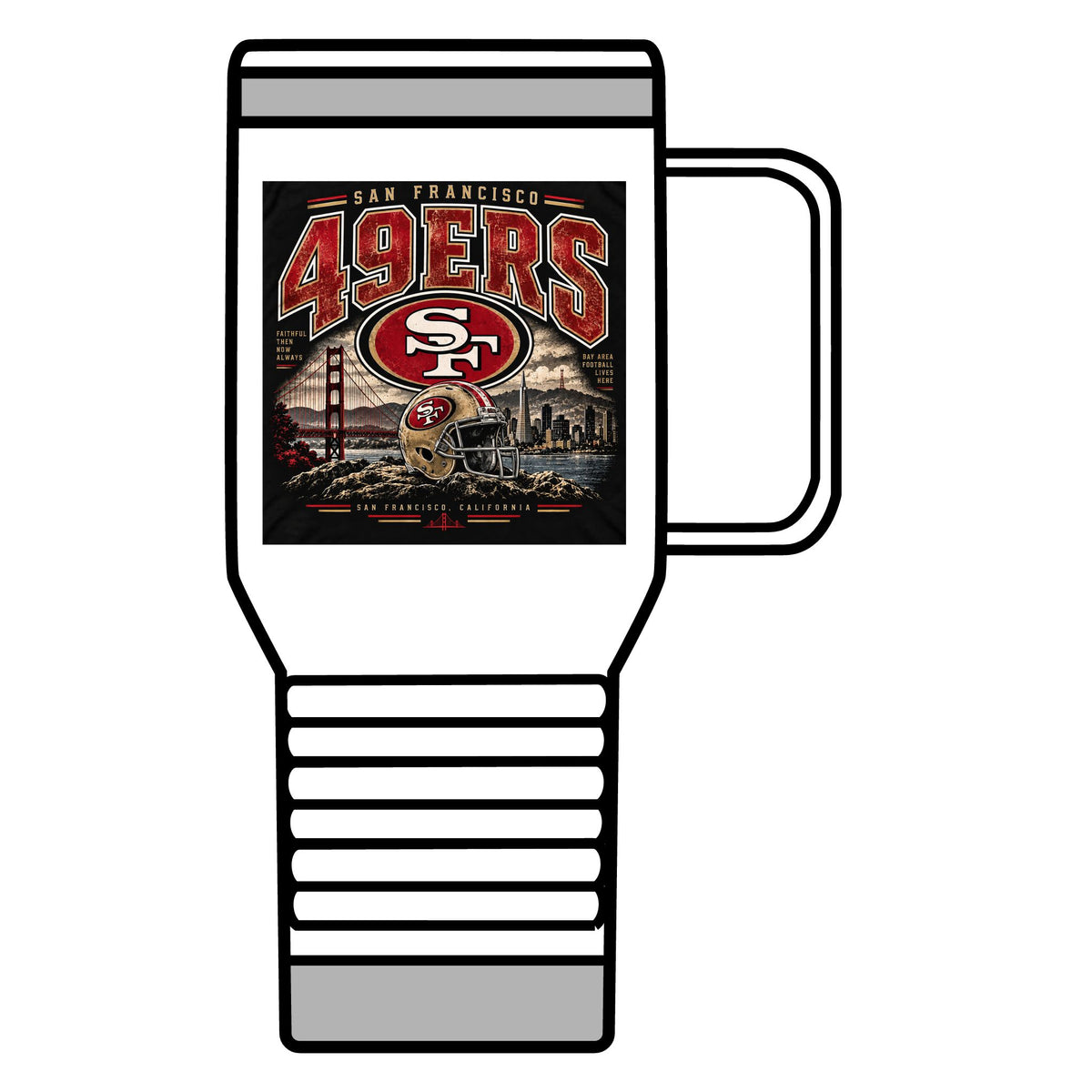 49ers Bay Area Pride - 20oz Insulated Mug