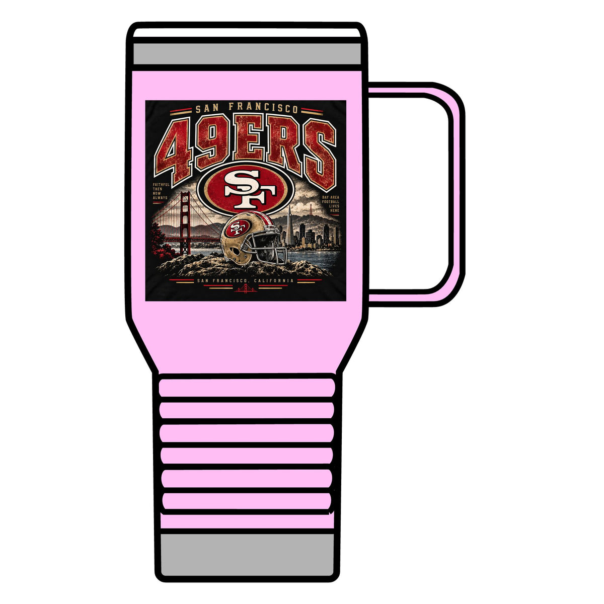 49ers Bay Area Pride - 20oz Insulated Mug