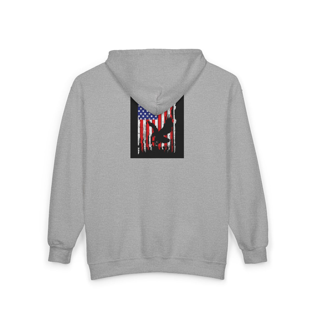 Old Glory Eagle - Full-Zip Hooded Sweatshirt