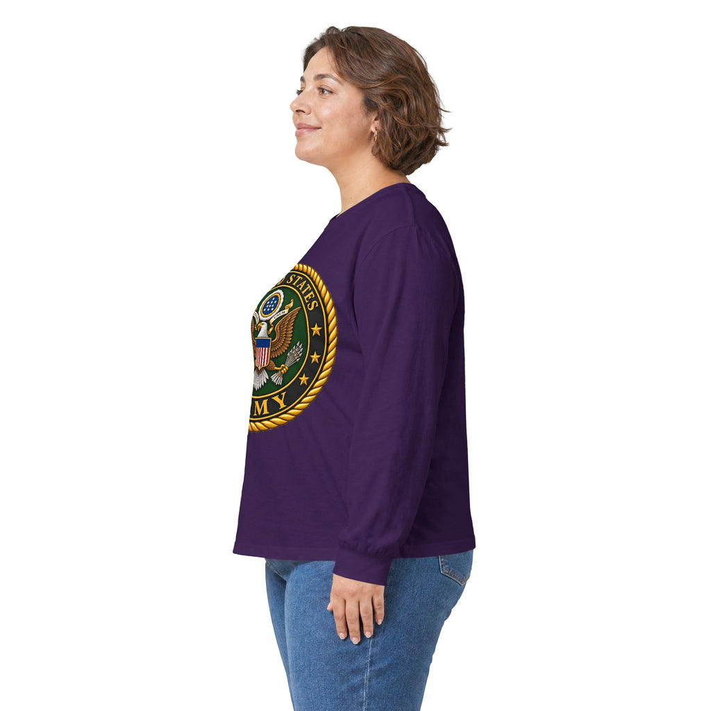 U.S. Army Emblem - Unisex Ultra Cotton Long Sleeve Tee