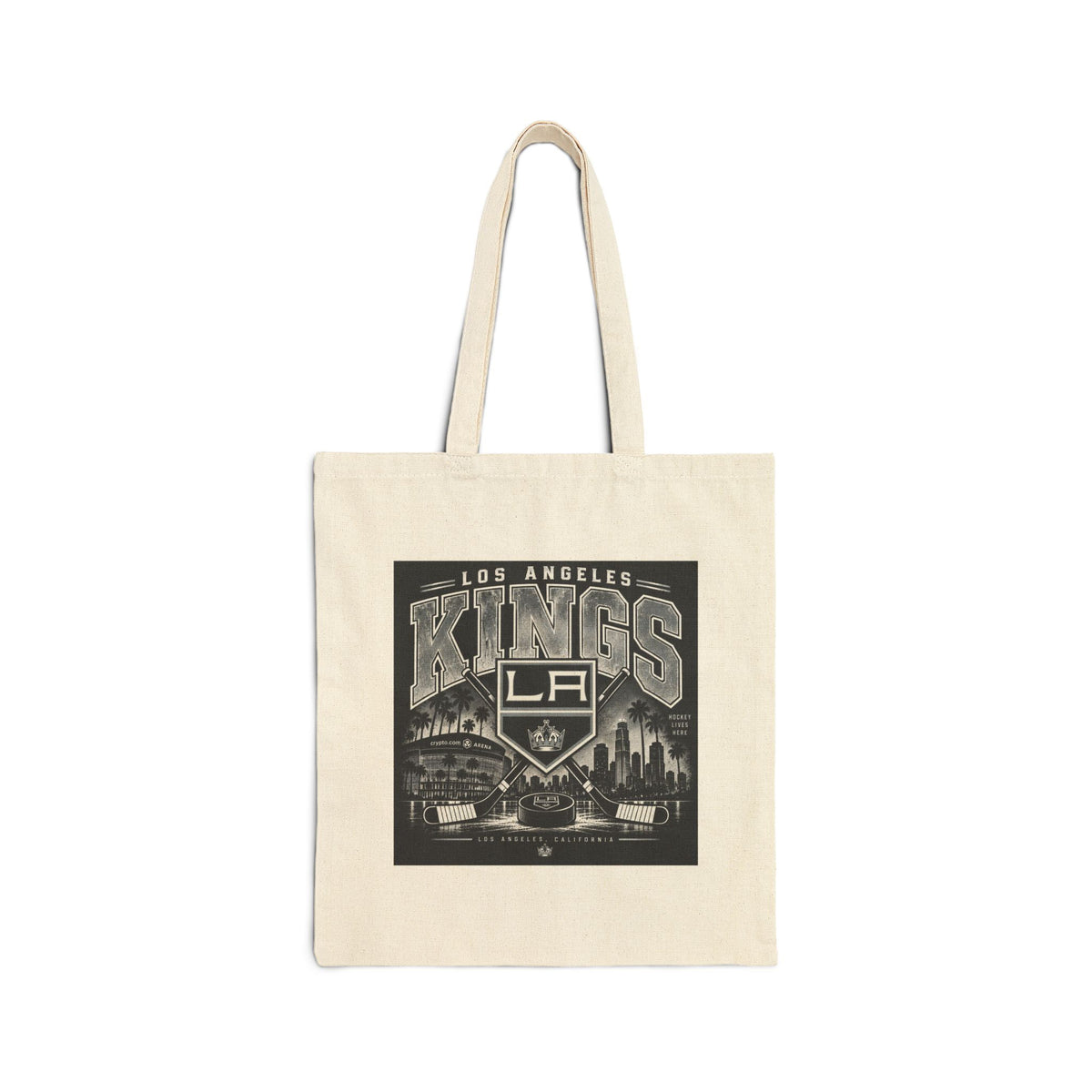 LA Kings Hockey Lives Here - Canvas Tote