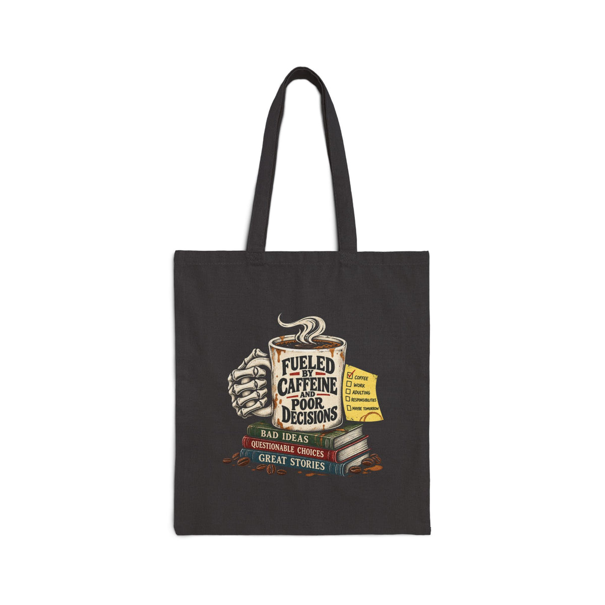 Fueled by Caffeine - Canvas Tote