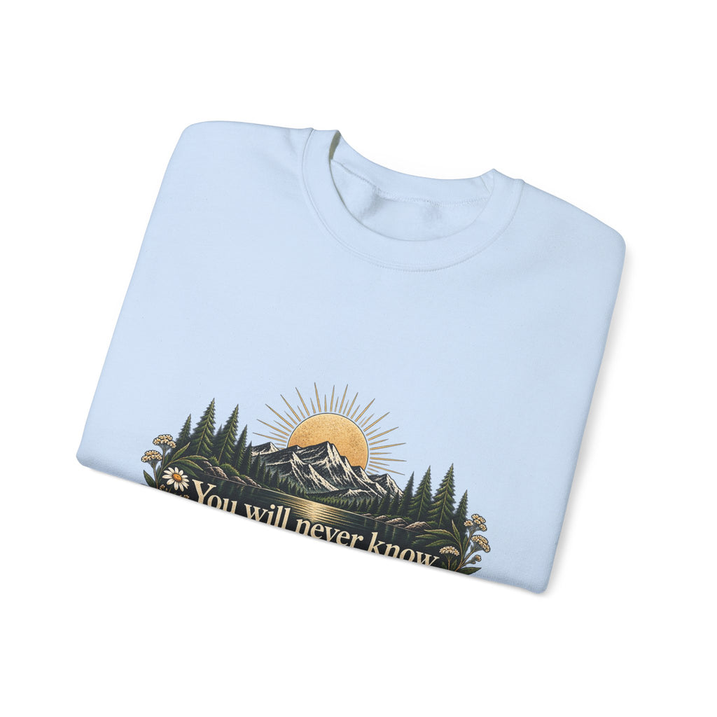 You Will Never Know The Violence It Took To Become This Peaceful - Crewneck Sweatshirt