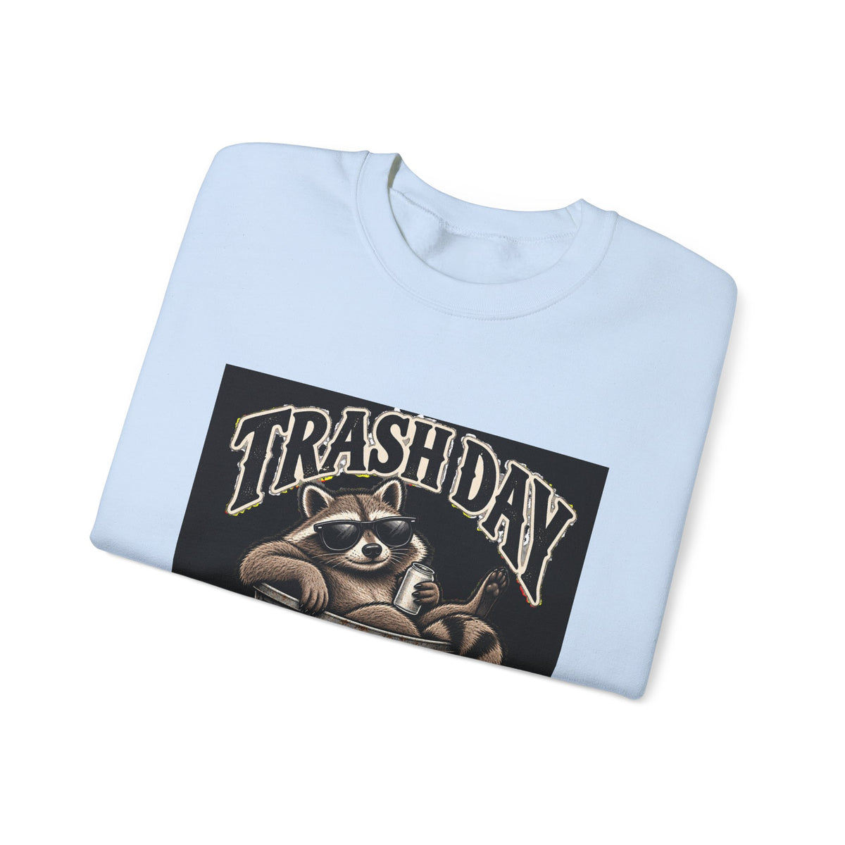Trash Day Rest Day - Crewneck Sweatshirt