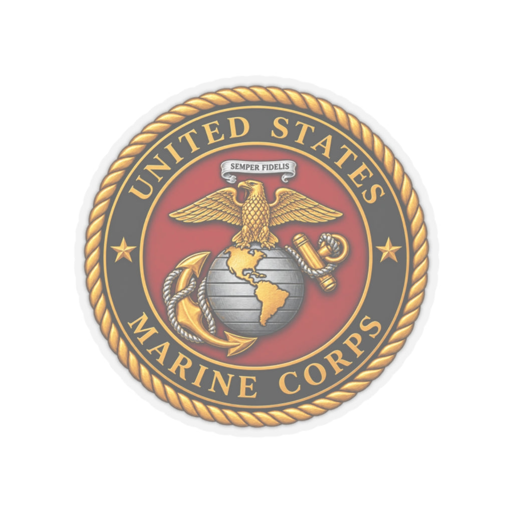 U.S. Marine Corps Emblem - Kiss-Cut Sticker