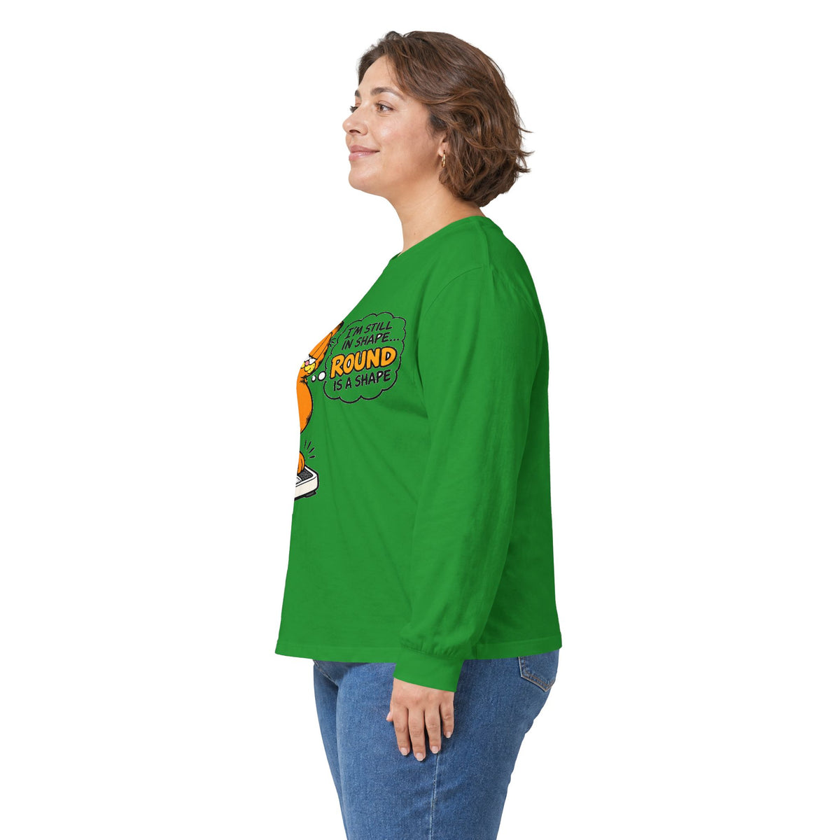 Round Shape Garfield - Unisex Ultra Cotton Long Sleeve Tee