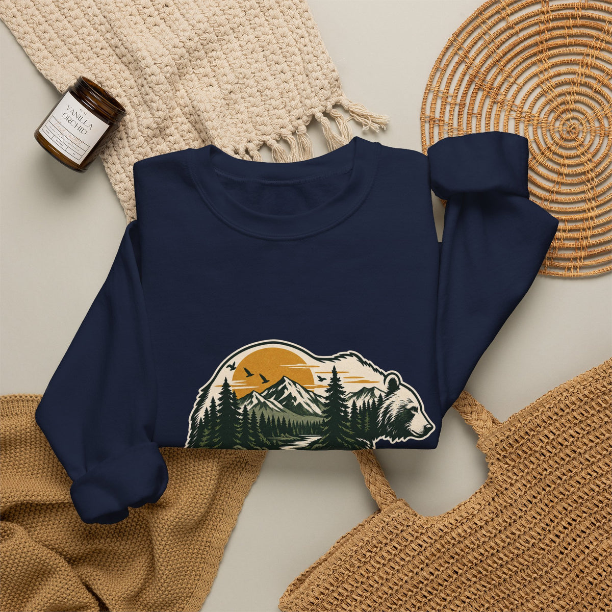 Explore More Bear - Crewneck Sweatshirt