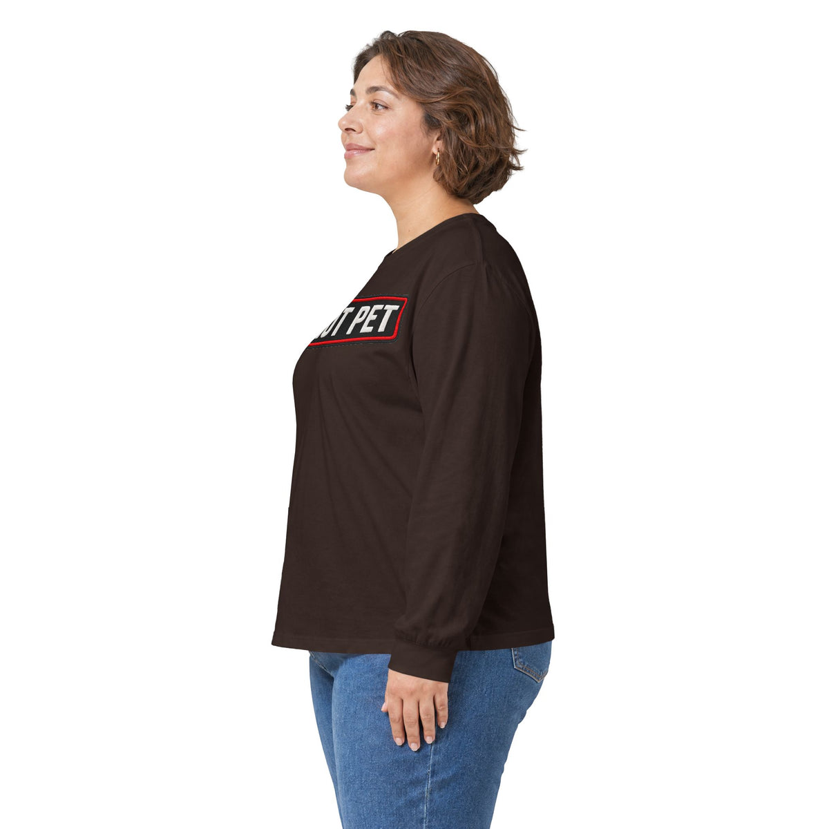 Do Not Pet - Service Dog Patch - Unisex Ultra Cotton Long Sleeve Tee