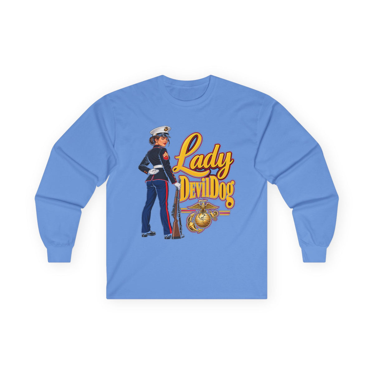 Lady Devil Dog - Unisex Ultra Cotton Long Sleeve Tee