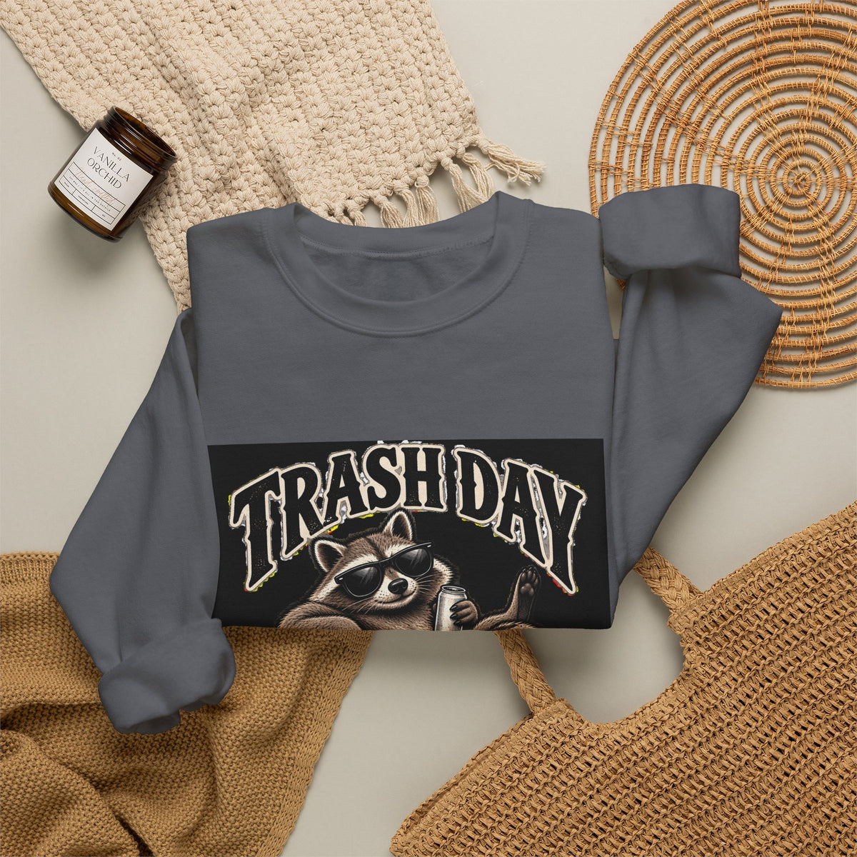 Trash Day Rest Day - Crewneck Sweatshirt
