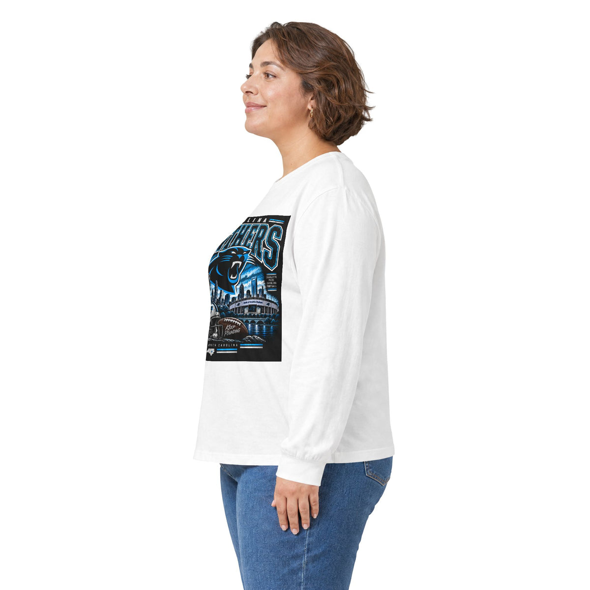 Carolina Panthers Keep Pounding - Unisex Ultra Cotton Long Sleeve Tee