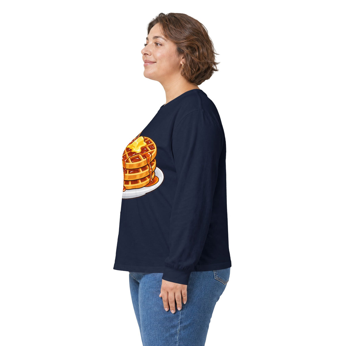 Cartoon Waffles - Unisex Ultra Cotton Long Sleeve Tee