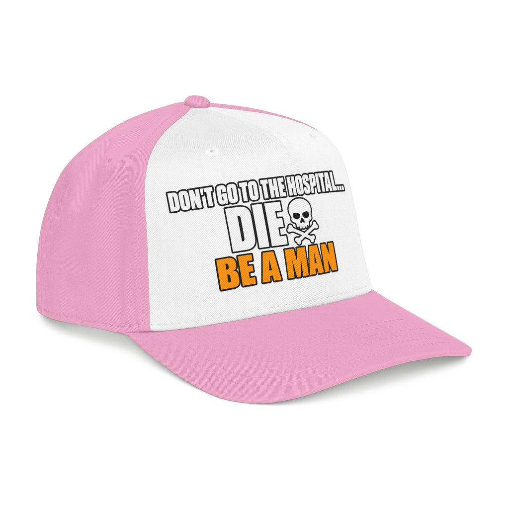 Dont Go to the Hospital - White Outlined - OTTO Baseball Hat