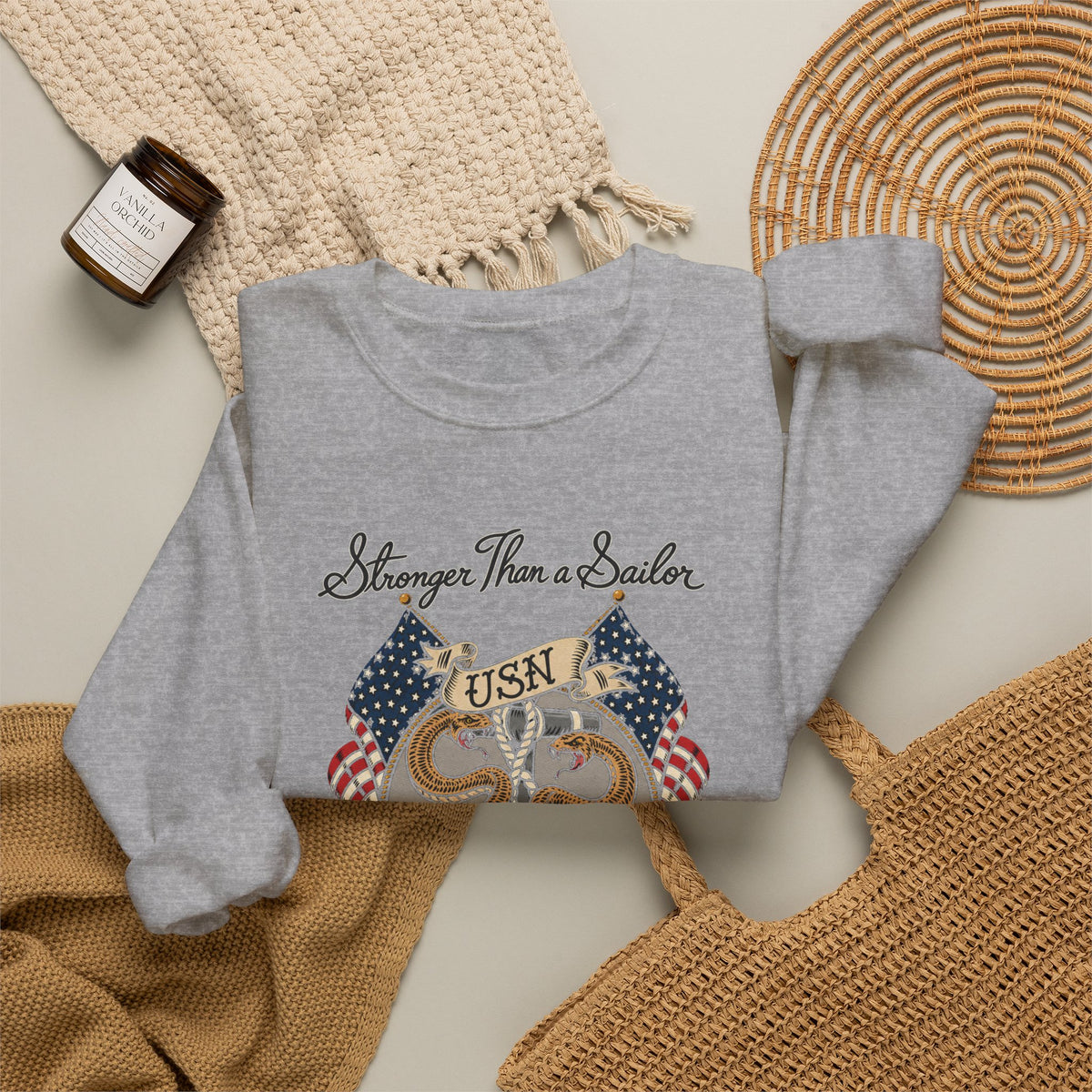 Corpsman Pride Crest - Crewneck Sweatshirt