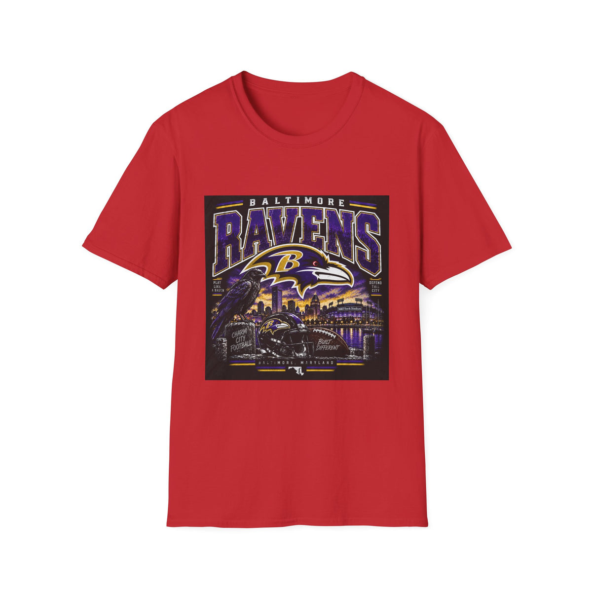Baltimore Ravens Skyline Tee - Classic Tee