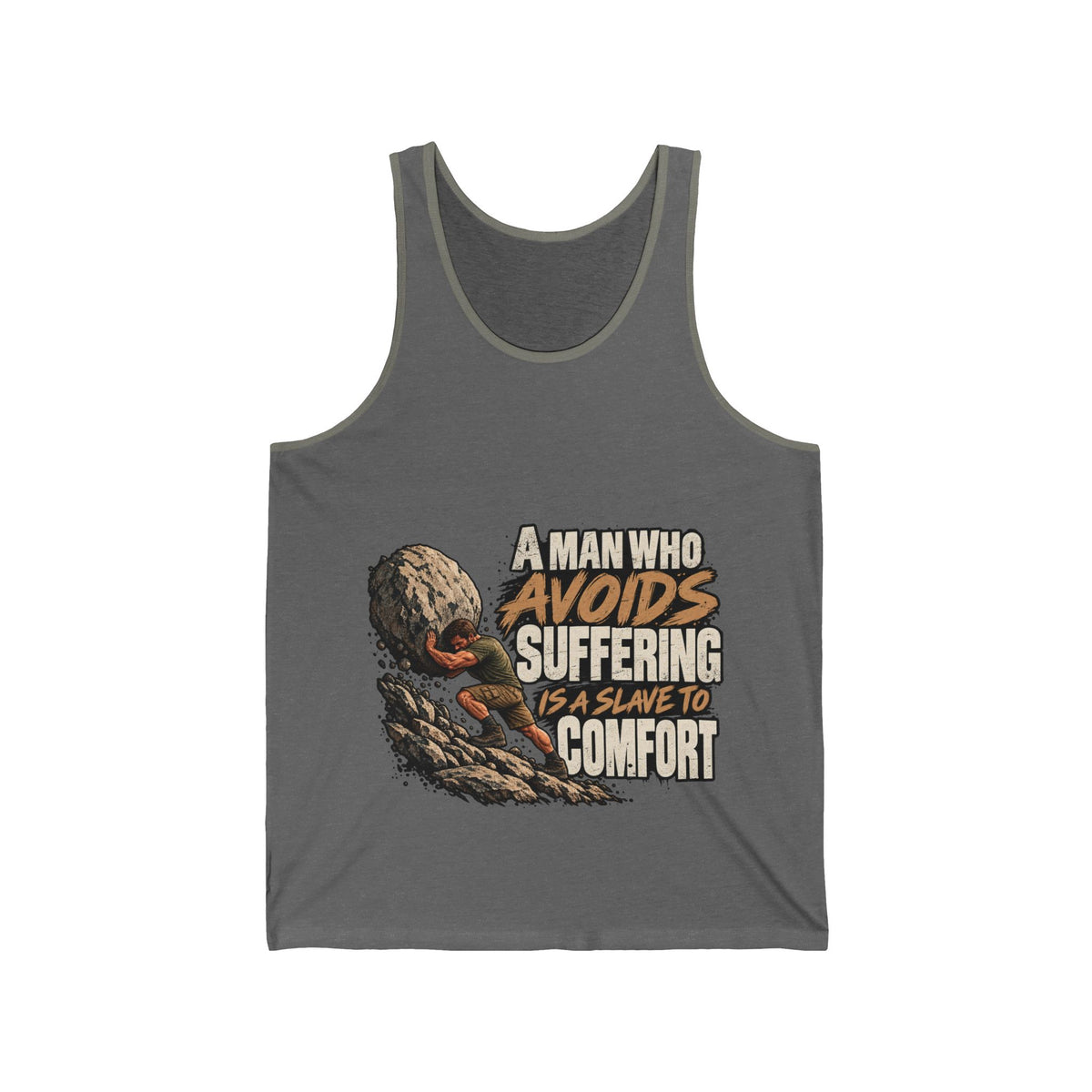 A Man Who Avoids Suffering - Athletic Tank