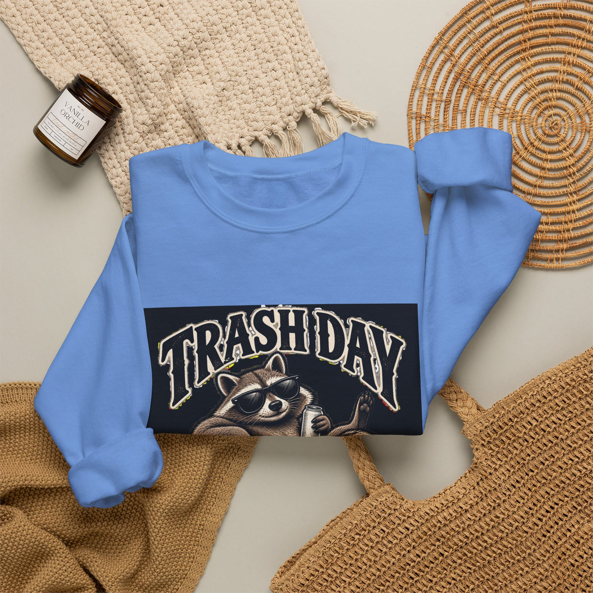 Trash Day Rest Day - Crewneck Sweatshirt