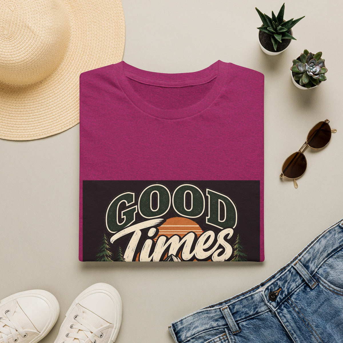 Good Times Questionable Decisions - Classic Tee
