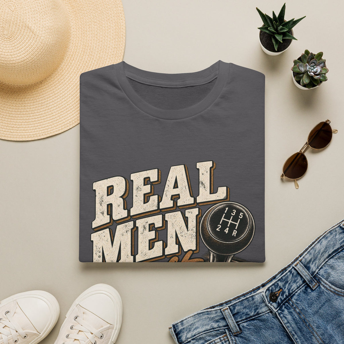 Real Men Shift - Classic Tee