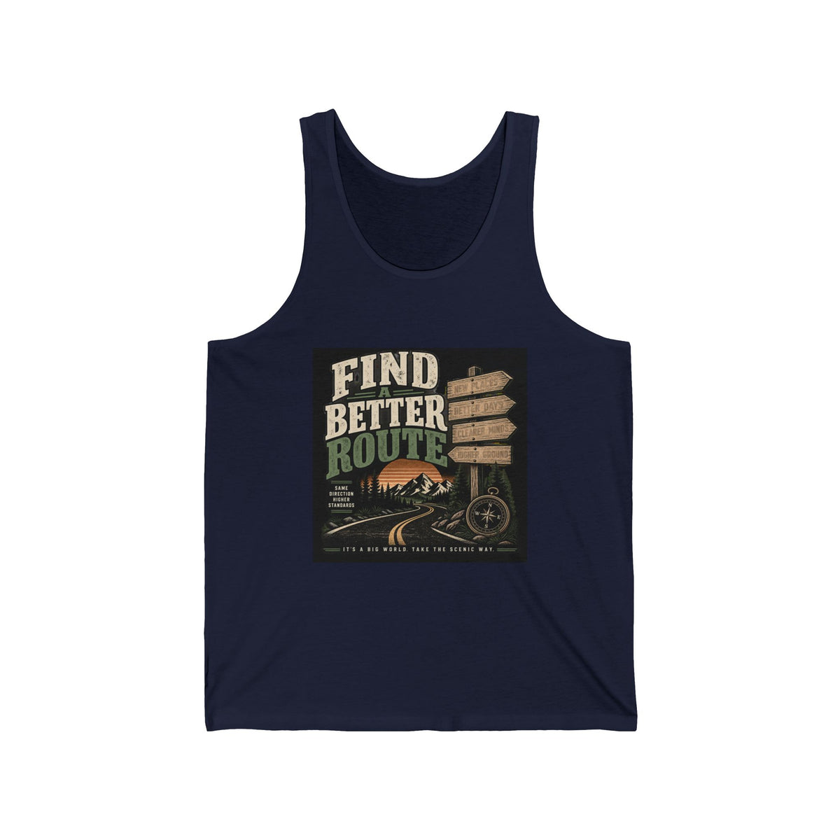Find A Better Route - Athletic Tank