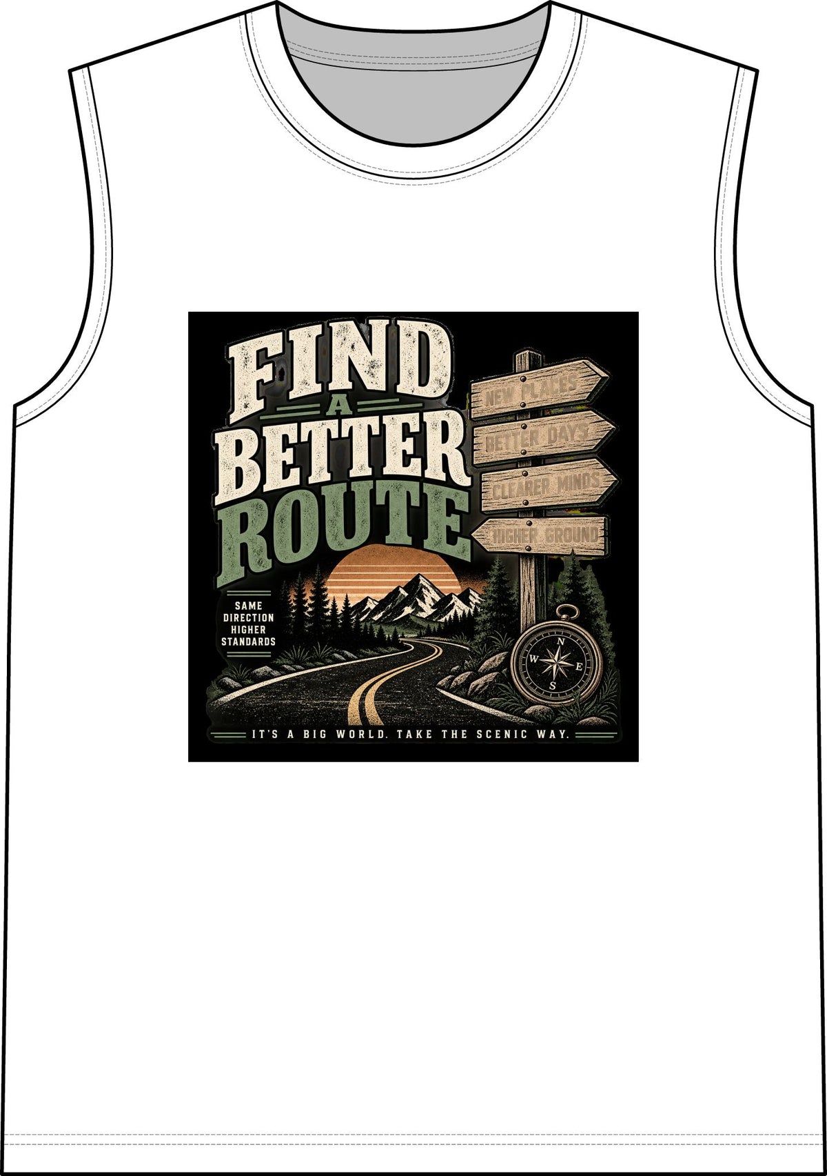 Find A Better Route - Classic Tank