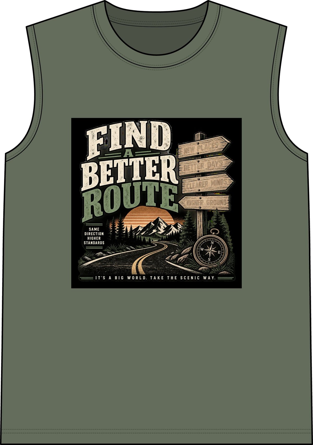 Find A Better Route - Classic Tank