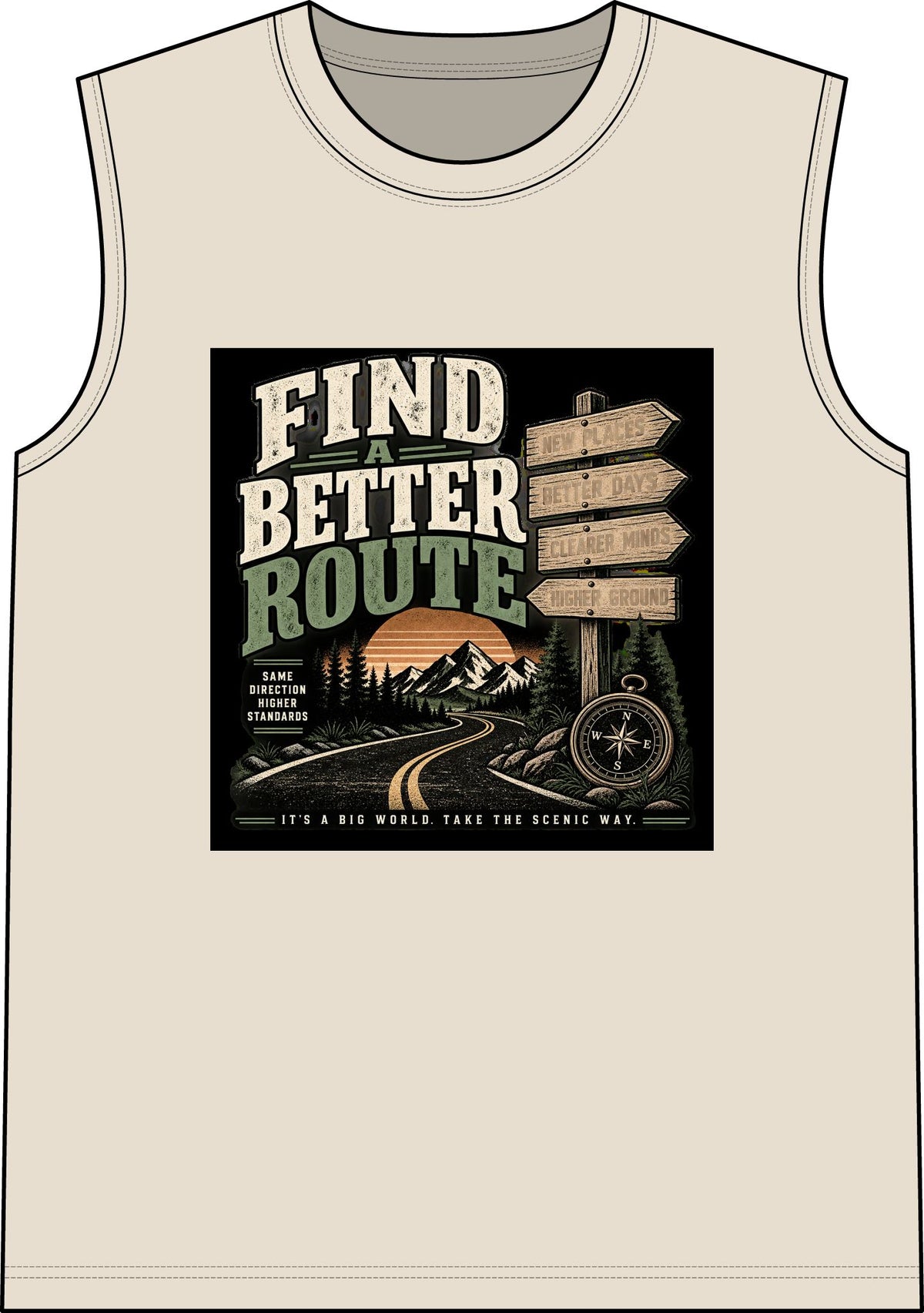 Find A Better Route - Classic Tank
